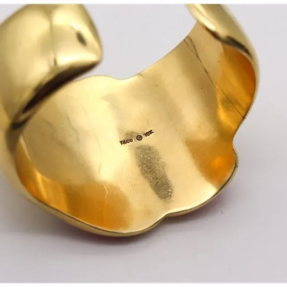 Tiffany & Co. 1977 Elsa Peretti Escorpio Cuff Bracelet 18Kt Yellow Gemstones - Picture 8 of 10